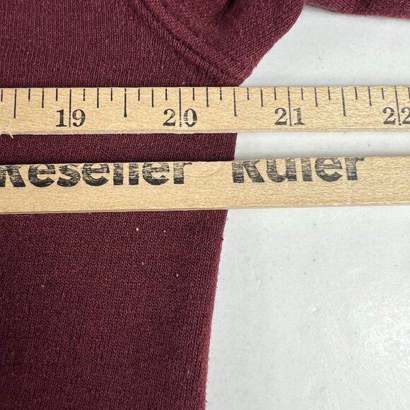 Champion Southern Illinois Salukis Sweatshirt Youth Extra Large Red Faded Hoodie - Picture 12 of 13